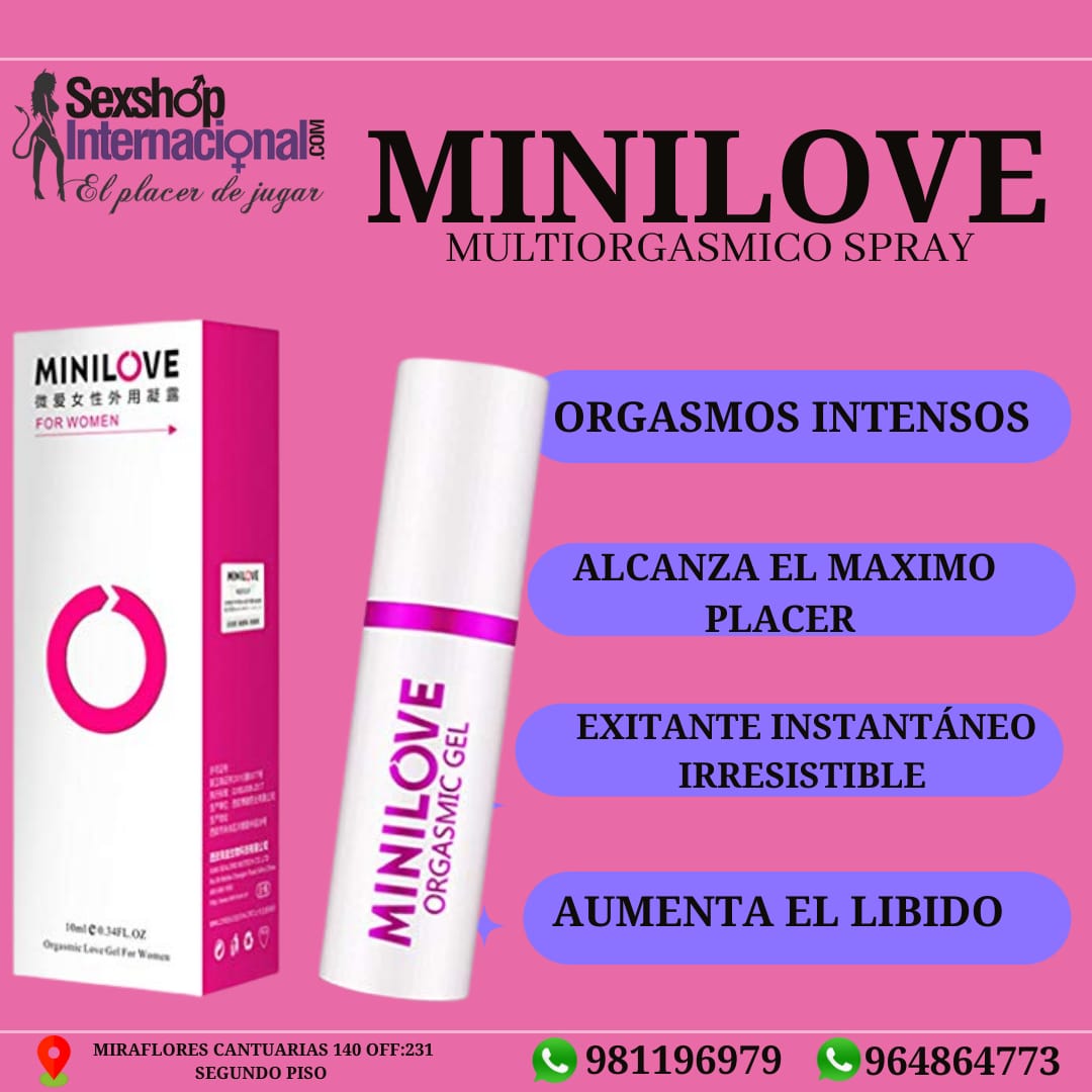 ORIGINAL GEL-MINILOVE-SPRAY-AUMENTA LA LIBIDO-EXITANTE-SEXSHOP LIMA 971890151 